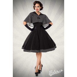 Swing-Kleid mit Cape