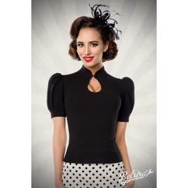 Jersey-Bluse
