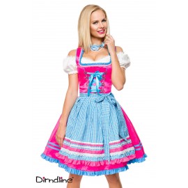Dirndl mit Karoschürze
