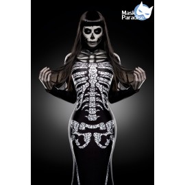 Skelett-Kostüm: Skeleton Lady 